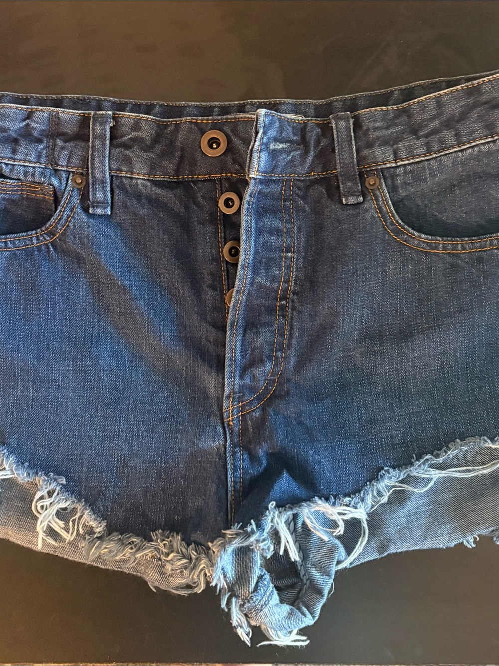 Free People Frayed Hem, Button Fly, Women’s Shorts Size 30